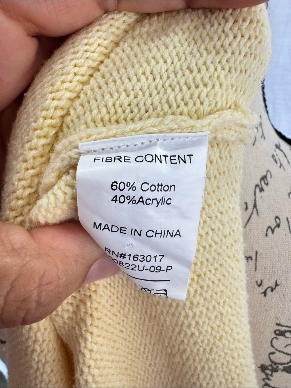 Princess Polly Butter Yellow Cotton Fall Flare Sleeve Cropped Sweater L/XL - Picture 6 of 10